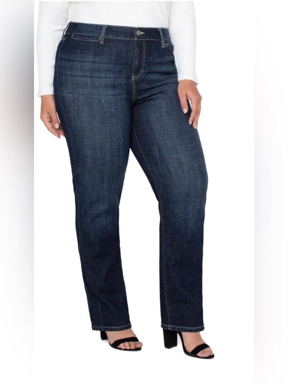 Liverpool Los Angeles High-Rise Straight-leg Jeans size 18W